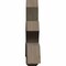 Ekena Millwork Davenport Rough Sawn Timber Gable Bracket, Douglas Fir, 48"W x 30"H x 6"D x 6"F, 15/12 Pitch GBW048X30X0606DAV00RDF - alternate 2